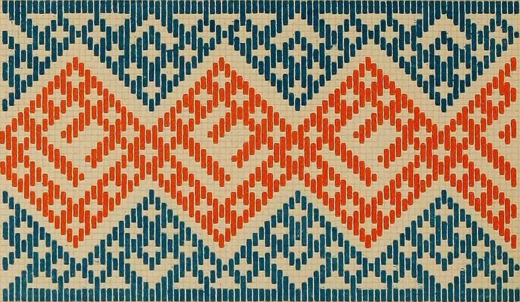 An illustration from Osztyák himzések = Ostjakische Stickereien, 1921, leaf 33