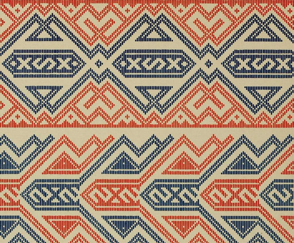An illustration from Osztyák himzések = Ostjakische Stickereien, 1921, leaf 37