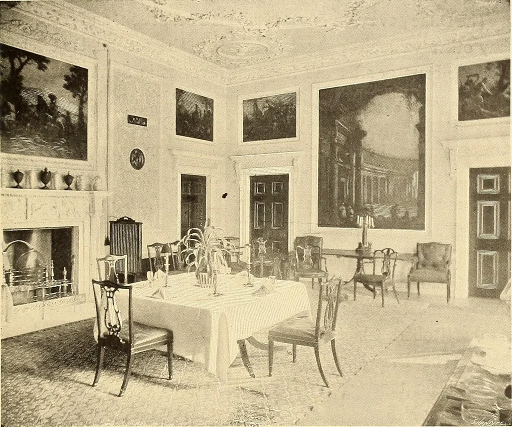 An illustration from Other famous homes of Great Britain and their stories, 1902, leaf 164