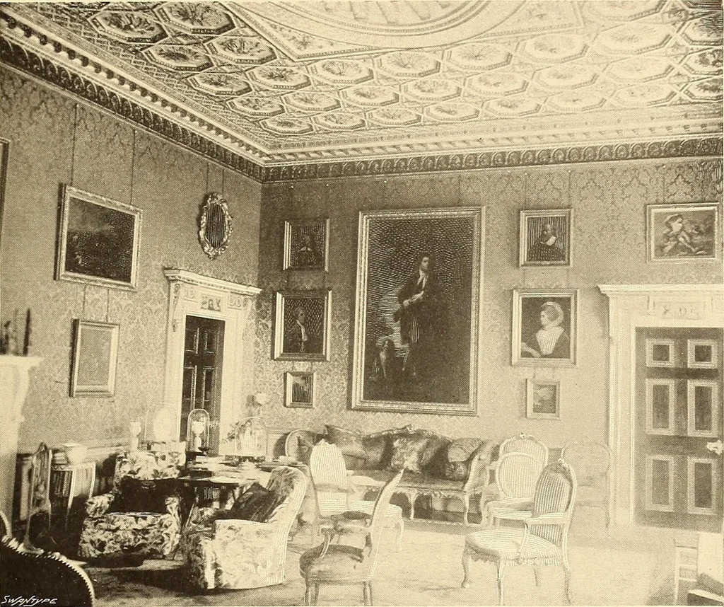 An illustration from Other famous homes of Great Britain and their stories, 1902, leaf 168