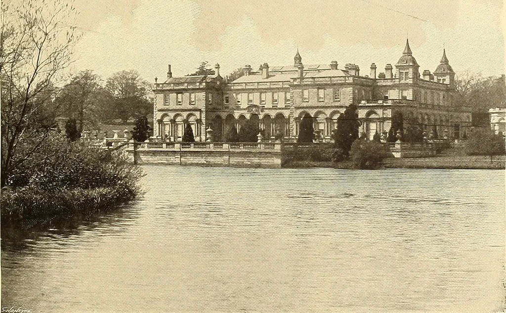 An illustration from Other famous homes of Great Britain and their stories, 1902, leaf 180