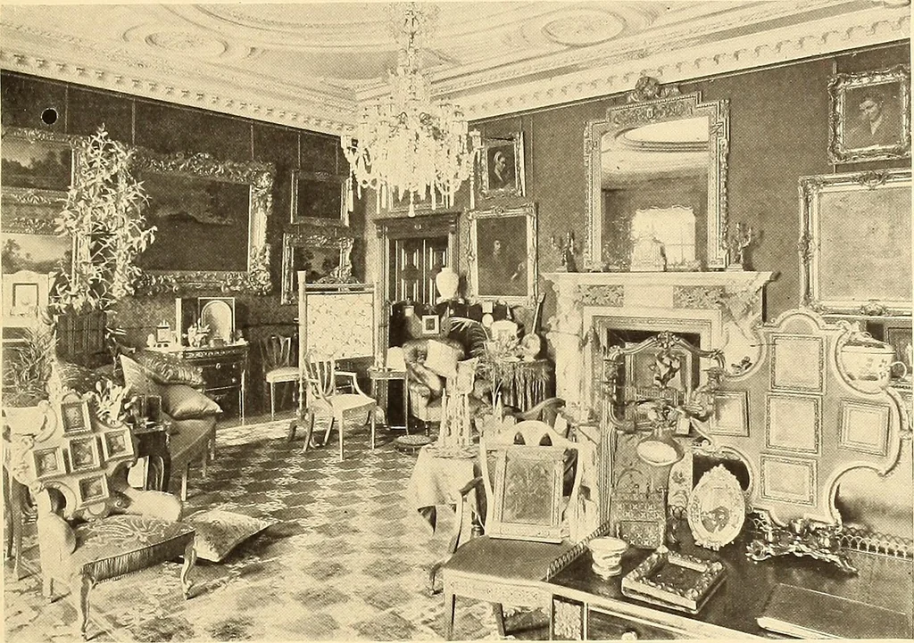An illustration from Other famous homes of Great Britain and their stories, 1902, leaf 194