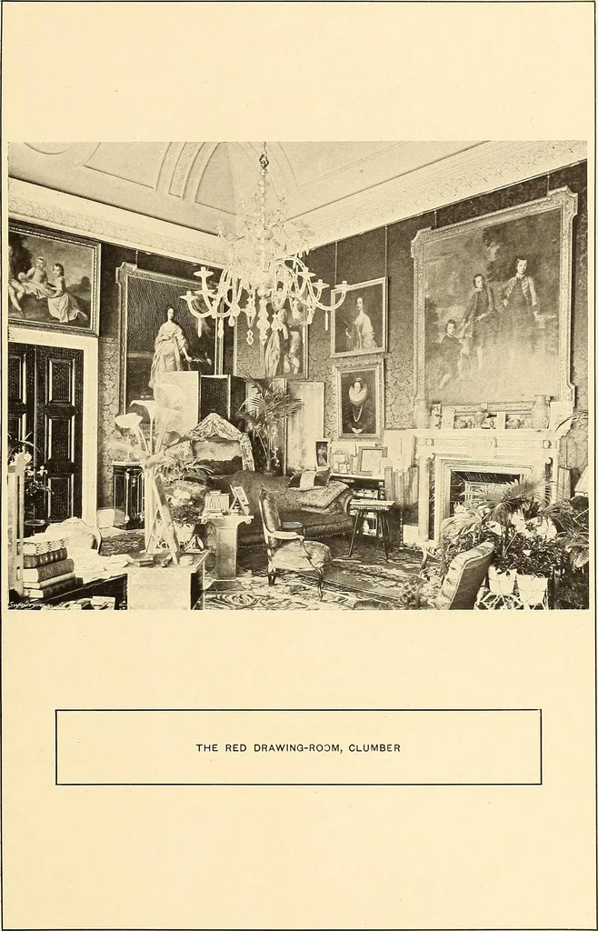 An illustration from Other famous homes of Great Britain and their stories, 1902, leaf 200