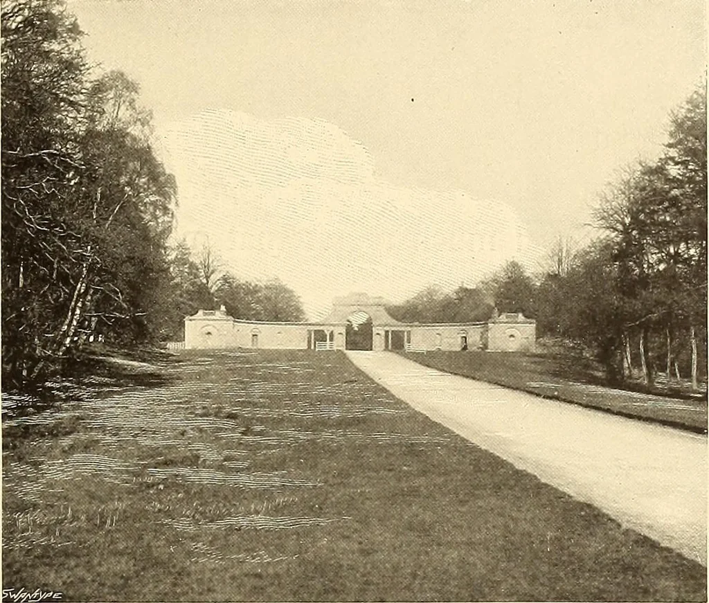 An illustration from Other famous homes of Great Britain and their stories, 1902, leaf 204