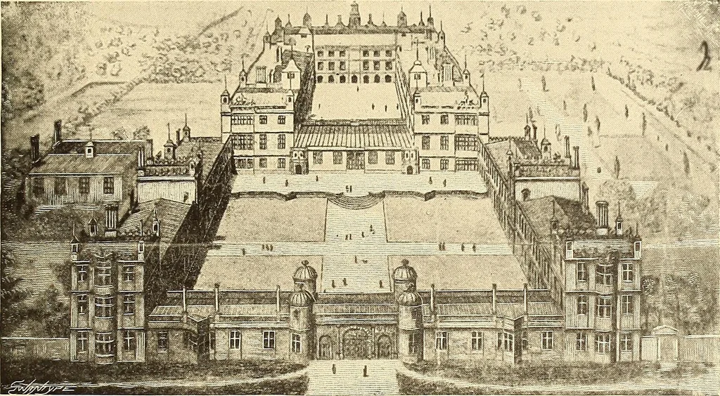 An illustration from Other famous homes of Great Britain and their stories, 1902, leaf 210