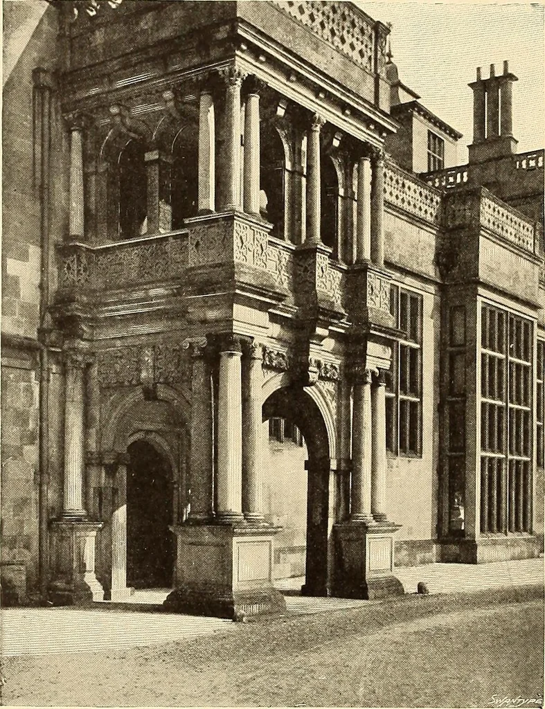 An illustration from Other famous homes of Great Britain and their stories, 1902, leaf 211