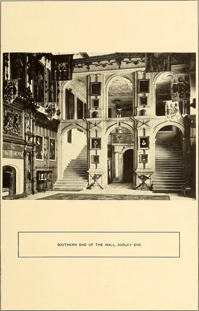 An illustration from Other famous homes of Great Britain and their stories, 1902, leaf 216