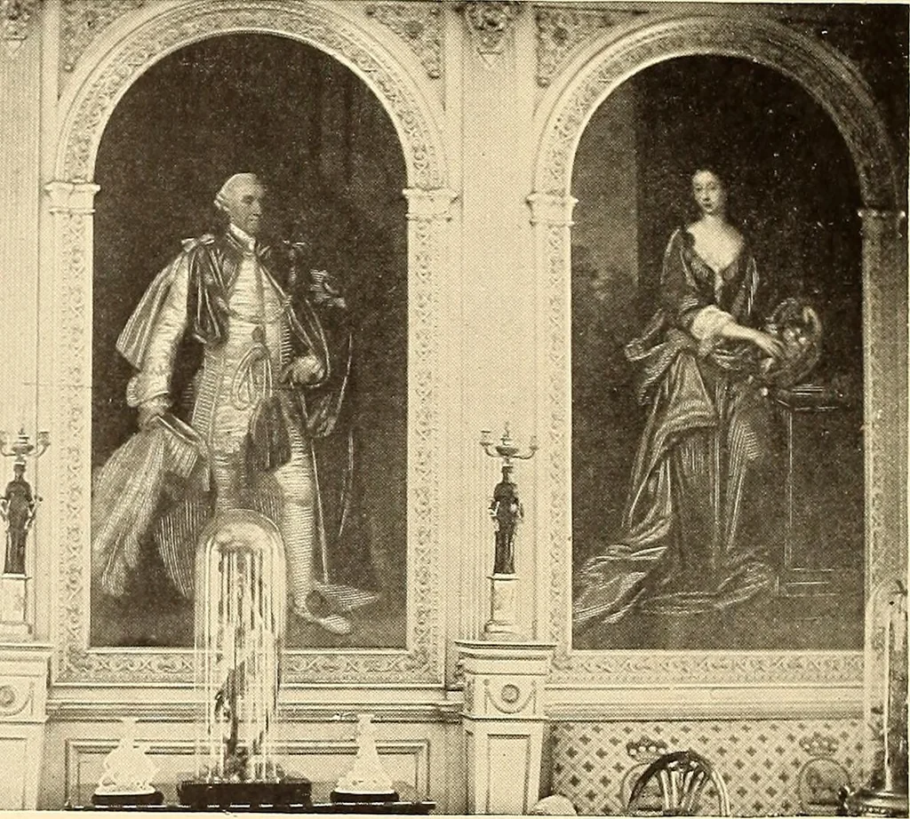 An illustration from Other famous homes of Great Britain and their stories, 1902, leaf 225