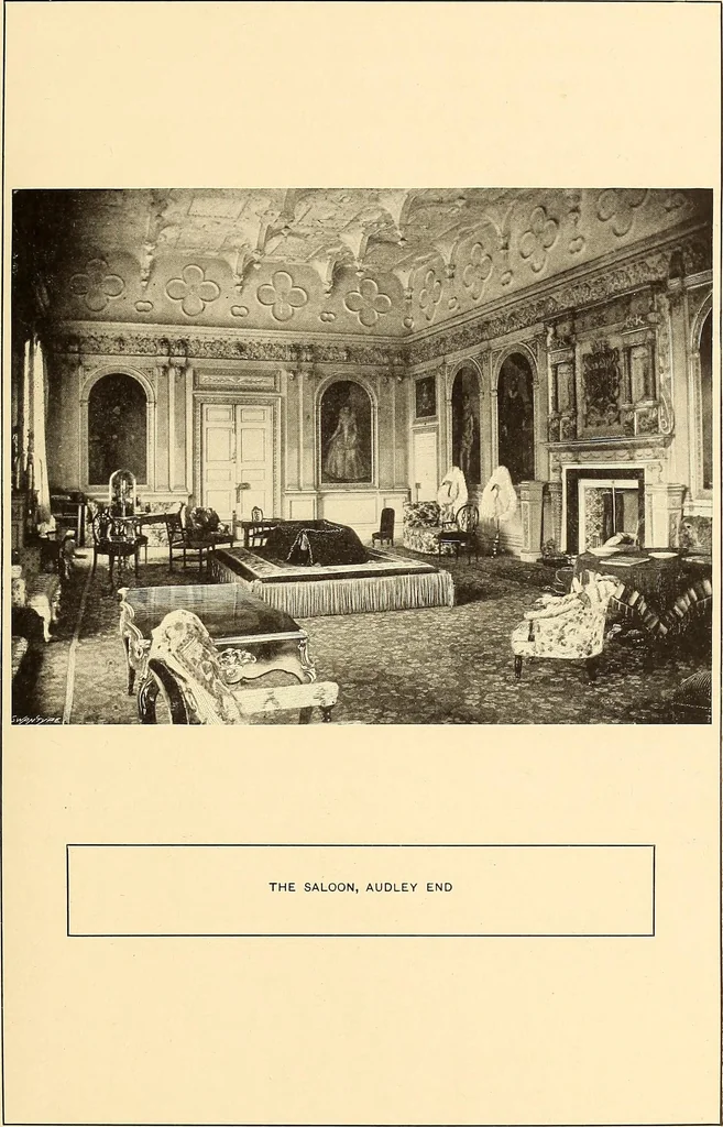 An illustration from Other famous homes of Great Britain and their stories, 1902, leaf 228