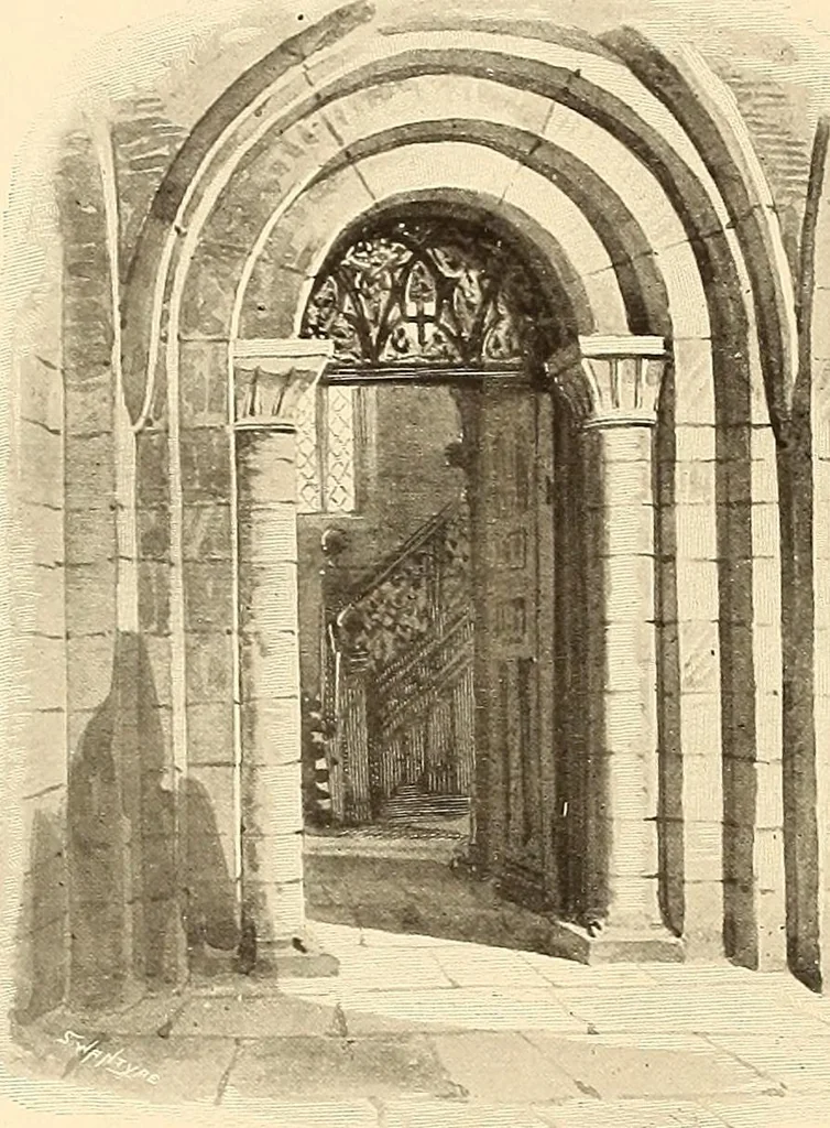 An illustration from Other famous homes of Great Britain and their stories, 1902, leaf 283