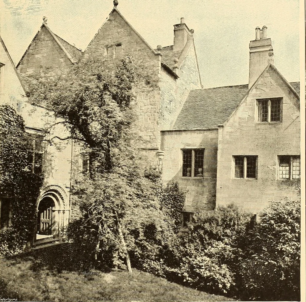 An illustration from Other famous homes of Great Britain and their stories, 1902, leaf 292