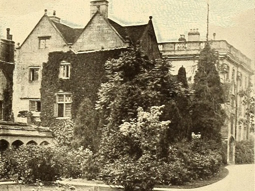 An illustration from Other famous homes of Great Britain and their stories, 1902, leaf 298