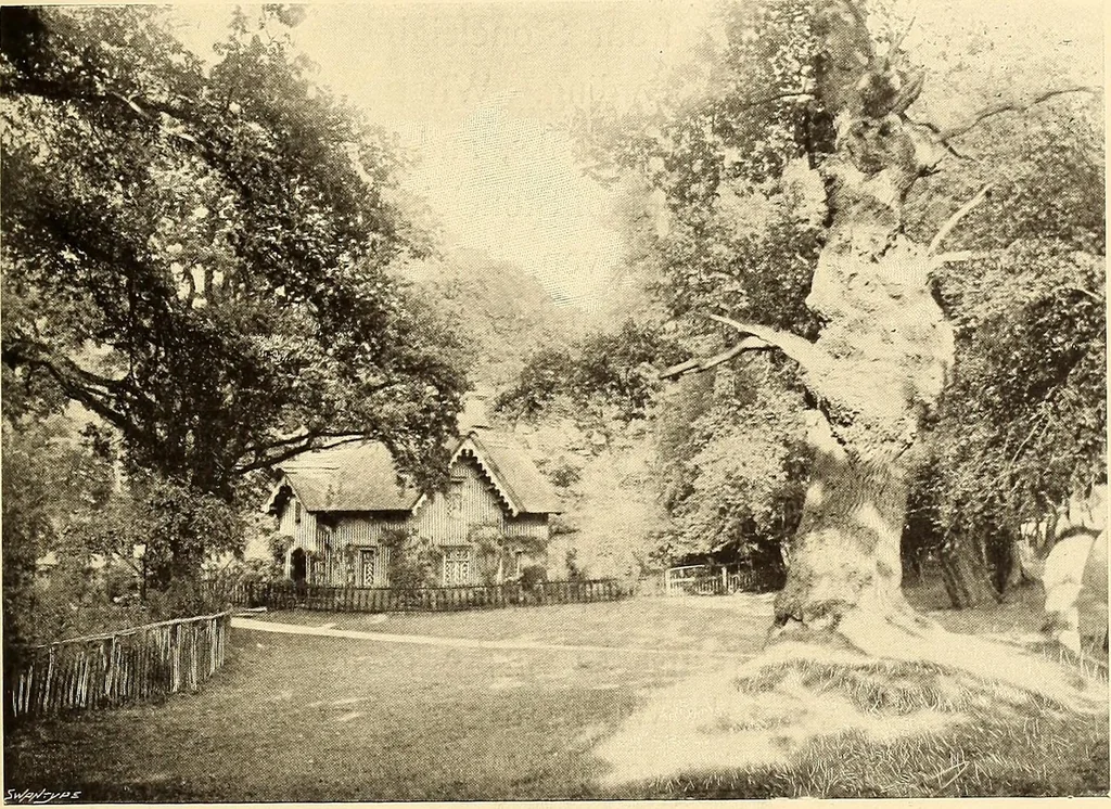 An illustration from Other famous homes of Great Britain and their stories, 1902, leaf 300