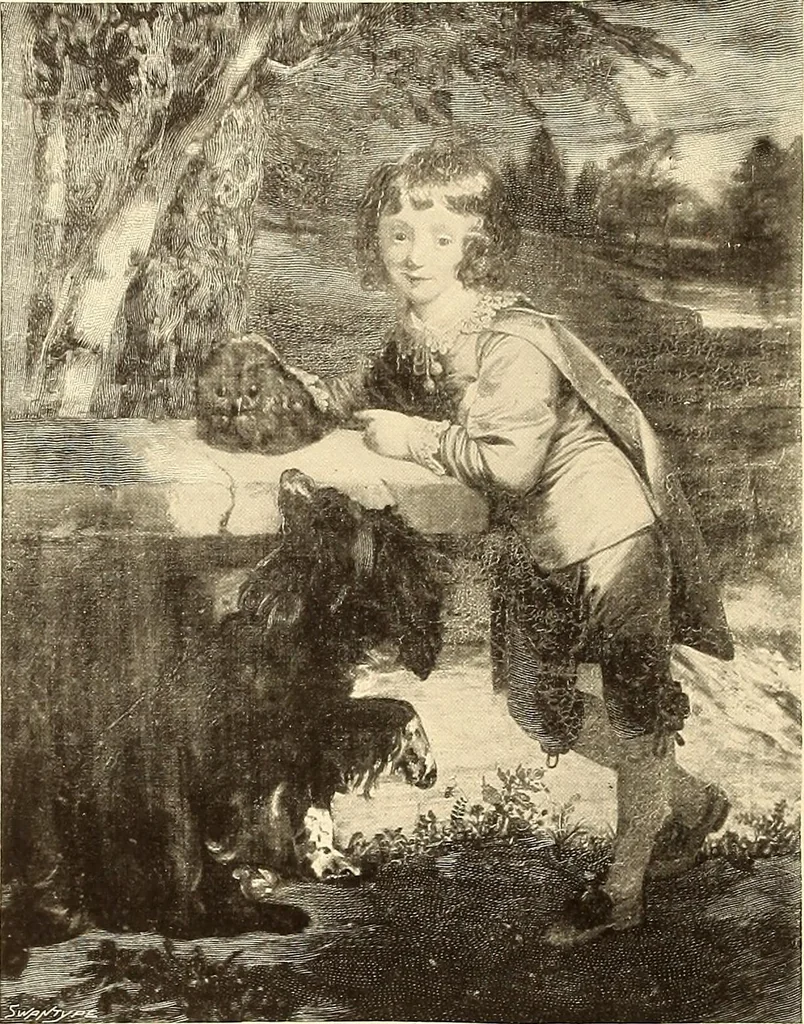 An illustration from Other famous homes of Great Britain and their stories, 1902, leaf 317