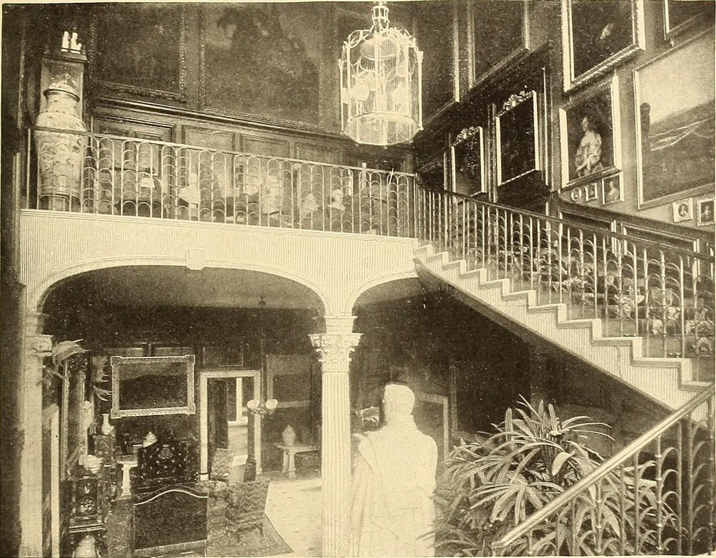 An illustration from Other famous homes of Great Britain and their stories, 1902, leaf 320