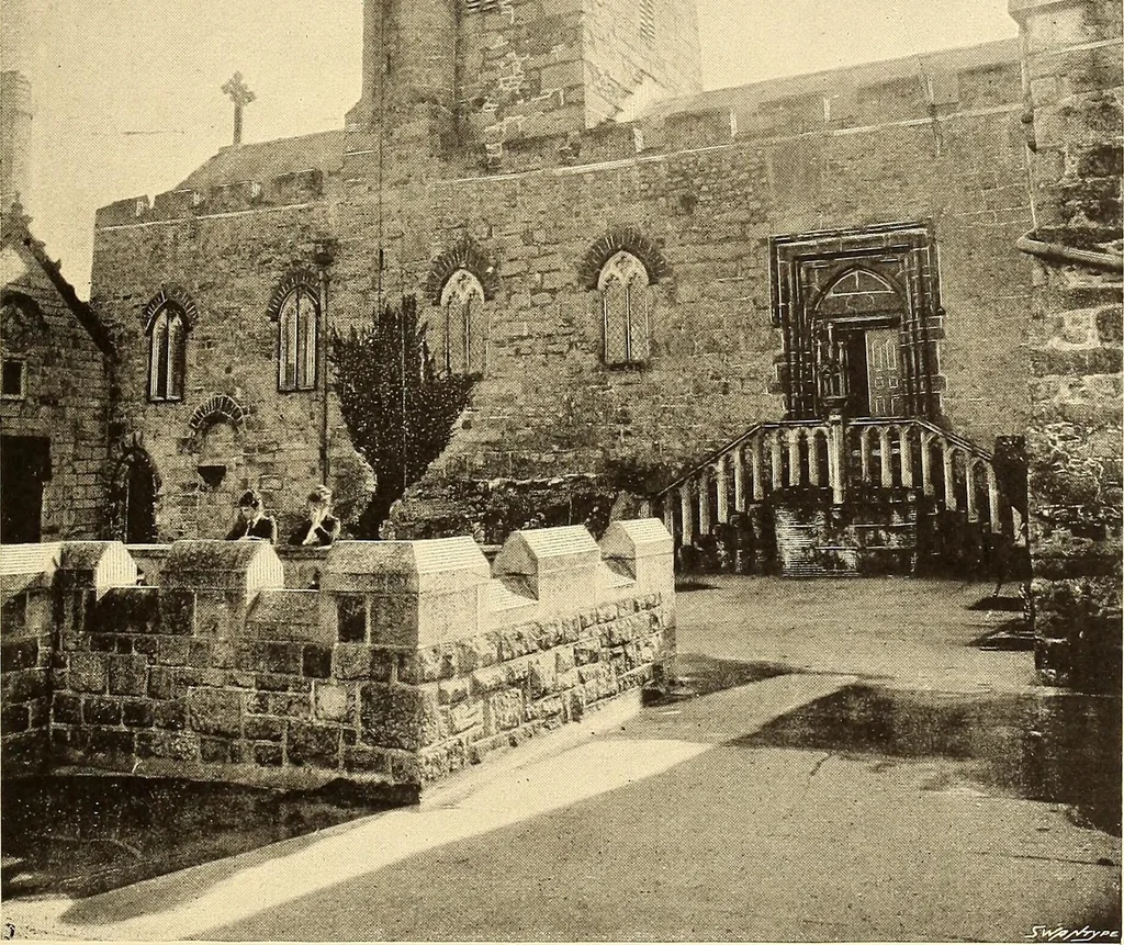 An illustration from Other famous homes of Great Britain and their stories, 1902, leaf 340