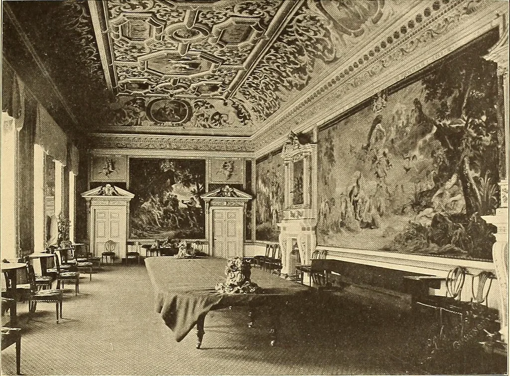 An illustration from Other famous homes of Great Britain and their stories, 1902, leaf 372
