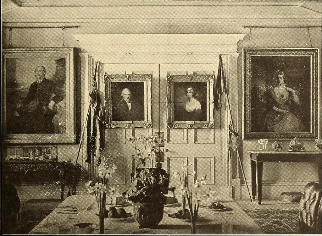 An illustration from Other famous homes of Great Britain and their stories, 1902, leaf 78