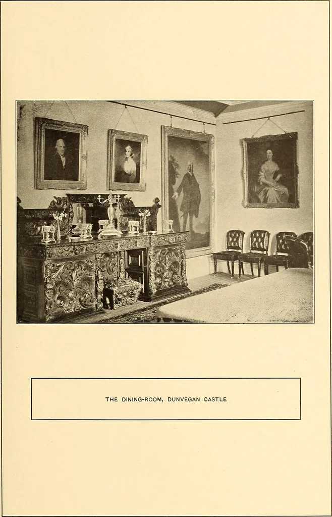 An illustration from Other famous homes of Great Britain and their stories, 1902, leaf 86