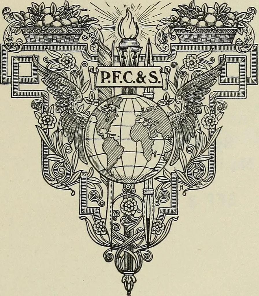 An illustration from Other worlds than ours, 1902, leaf 8