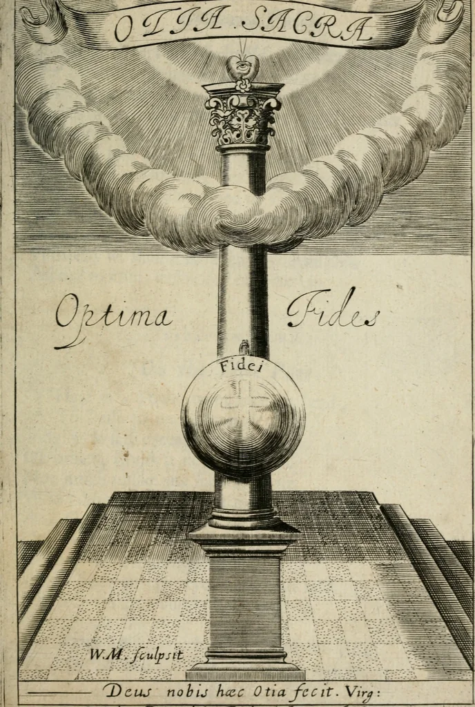 An illustration from Otia sacra : optima fides, 1648, leaf 6