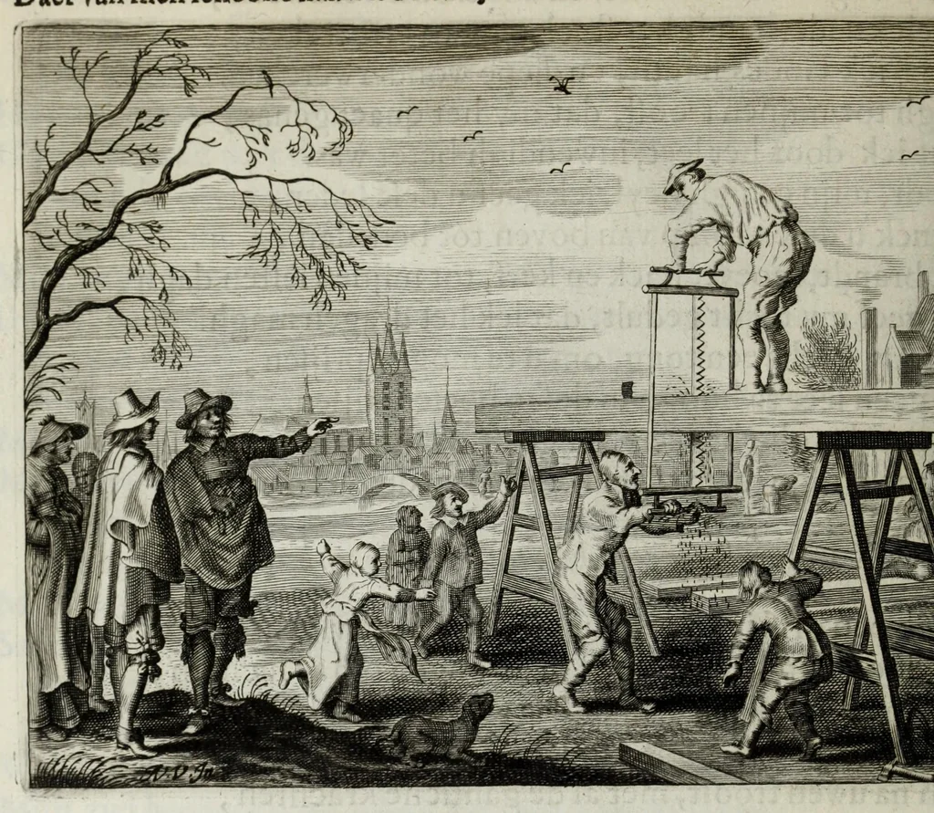 An illustration from Ouderdom, buyten-leven, en Hof-gedachten op sorg-vliet, 1656, leaf 394