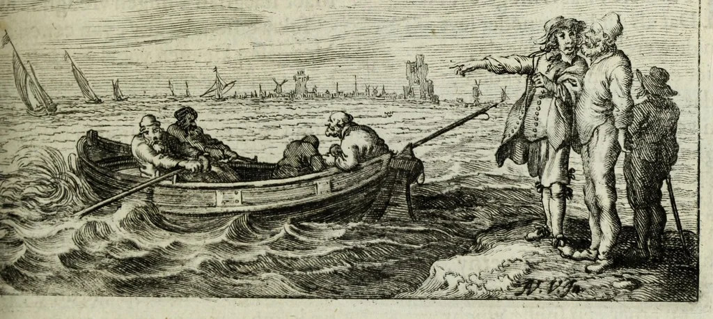 An illustration from Ouderdom, buyten-leven, en Hof-gedachten op sorg-vliet, 1656, leaf 411