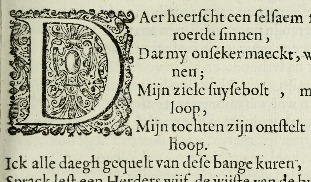 An illustration from Ouderdom, buyten-leven, en Hof-gedachten op sorg-vliet, 1656, leaf 435