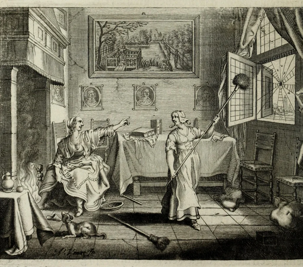 An illustration from Ouderdom, buyten-leven, en Hof-gedachten op sorg-vliet, 1656, leaf 572