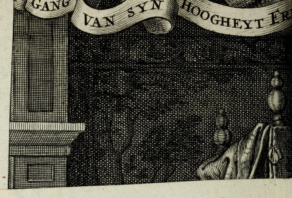 An illustration from Ouderdom, buyten-leven, en Hof-gedachten op sorg-vliet, 1656, leaf 628