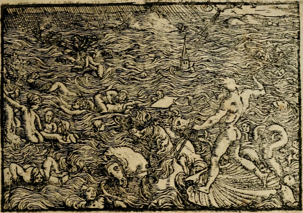 An illustration from Ouidio istorico, politico, morale : breuemente spiegato, e delineato con artificiose figure, accresciuta questa quinta impressione di nuoue allegorie, 1696, leaf 12