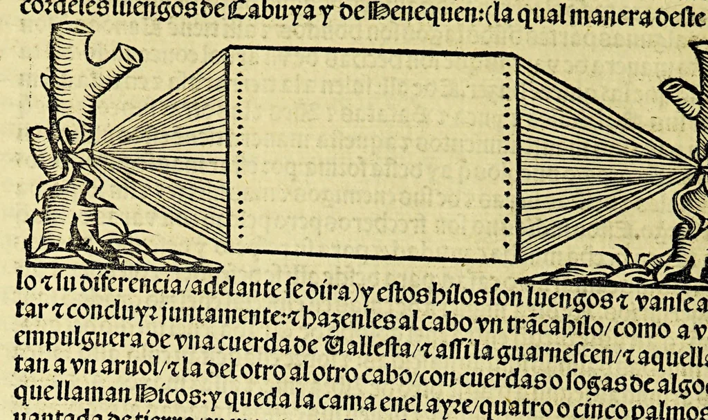 An illustration from Ouiedo Dela natural hystoria delas Indias, 1526, leaf 40