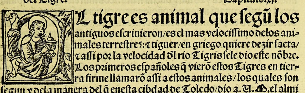 An illustration from Ouiedo Dela natural hystoria delas Indias, 1526, leaf 43