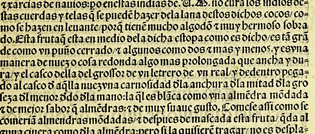 An illustration from Ouiedo Dela natural hystoria delas Indias, 1526, leaf 75