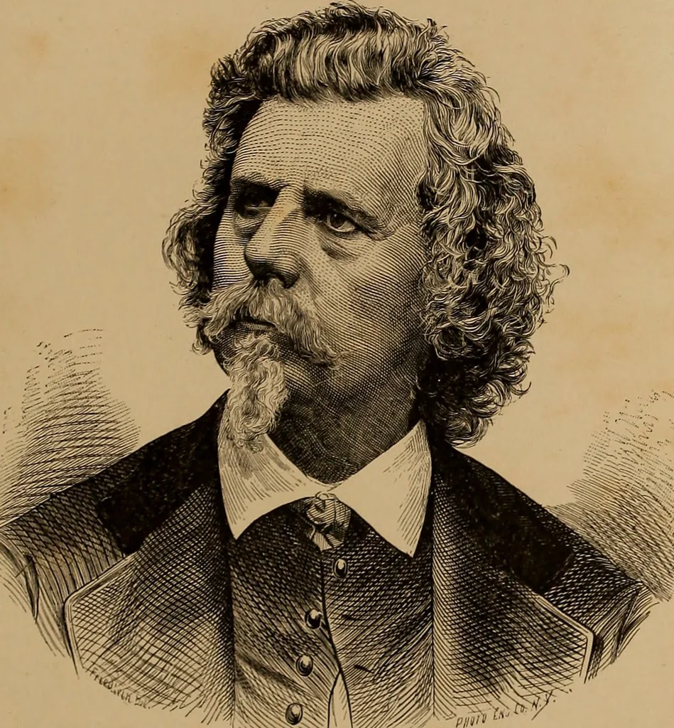 An illustration from Our American artists, 1879, leaf 16