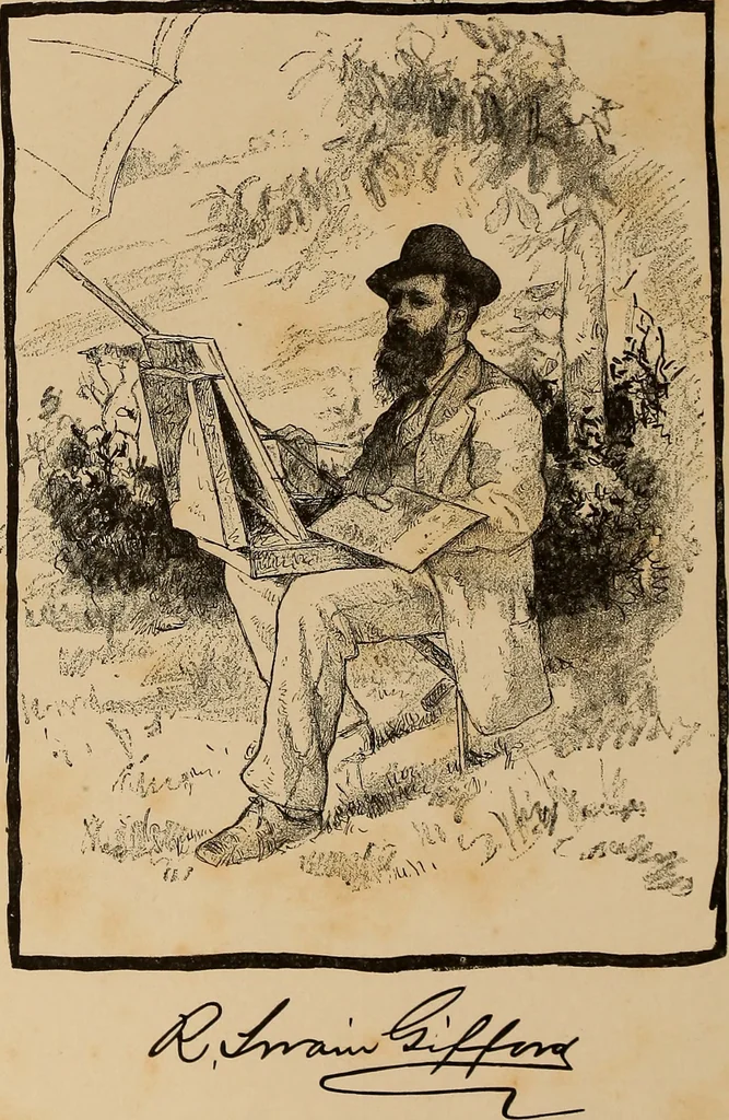An illustration from Our American artists, 1879, leaf 25