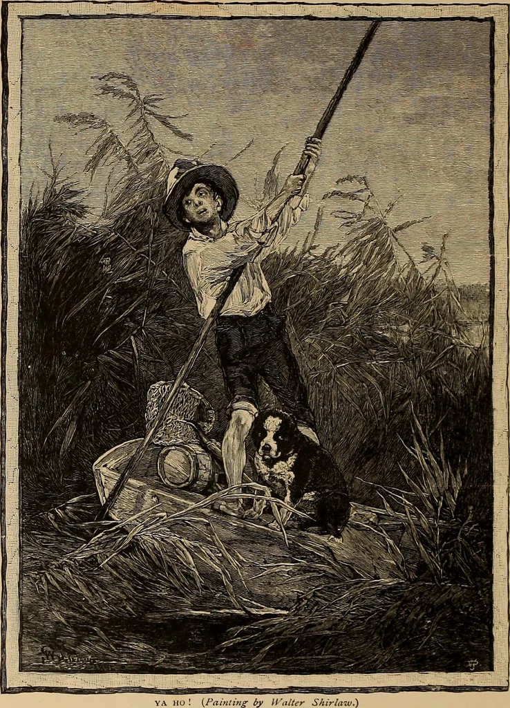 An illustration from Our American artists, 1879, leaf 39