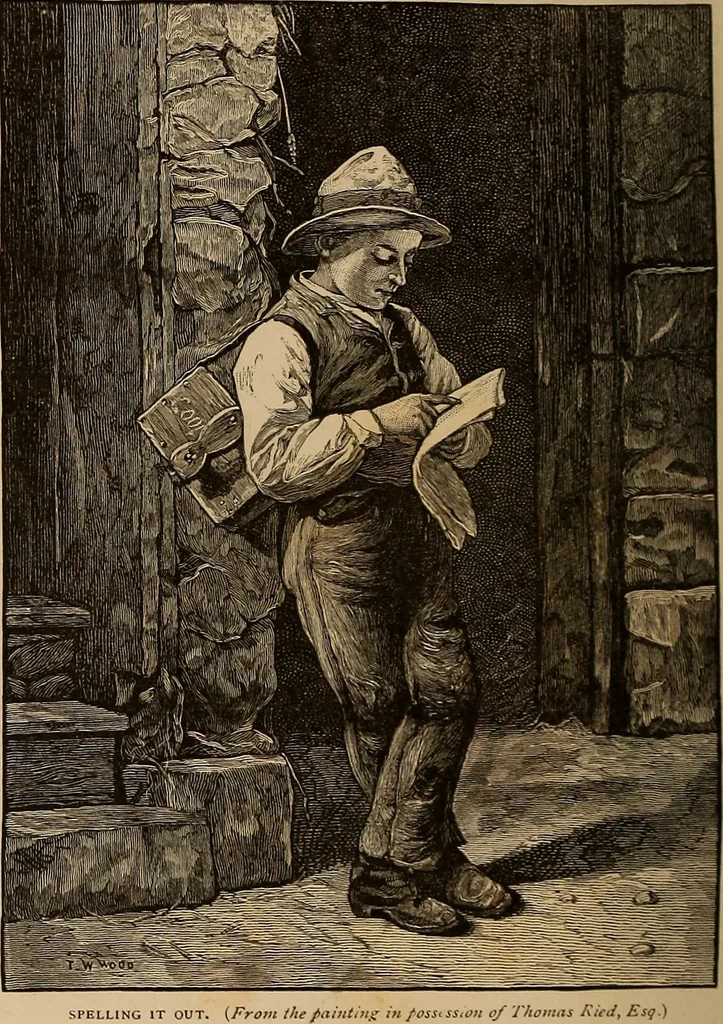 An illustration from Our American artists, 1879, leaf 49