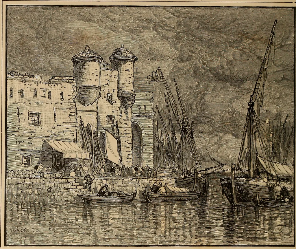 An illustration from Our American artists, 1879, leaf 51