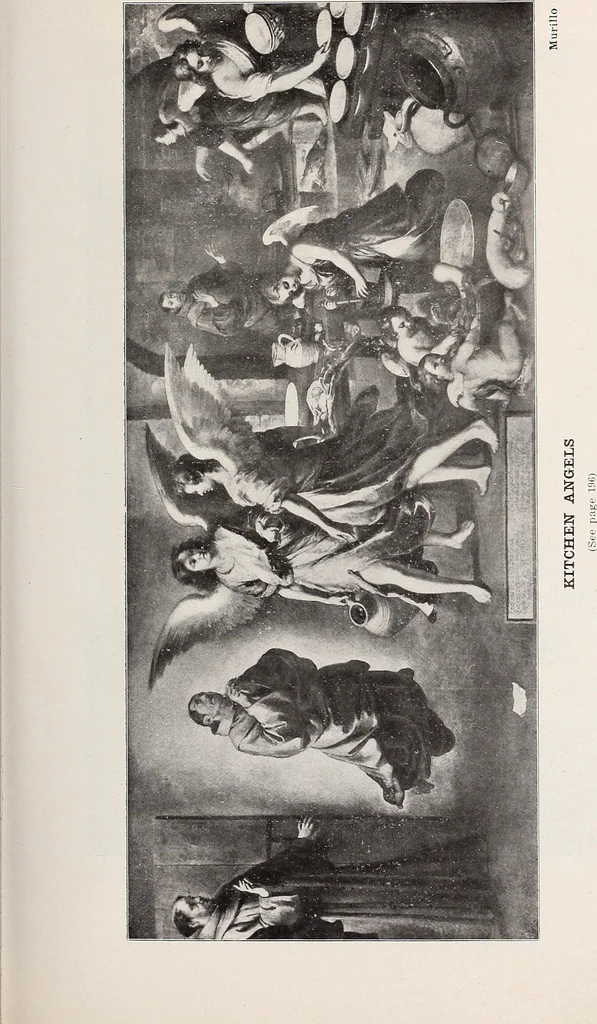 An illustration from Our angel friends in ministry and song, 1903, leaf 182