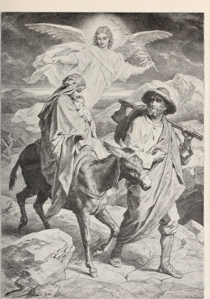 An illustration from Our angel friends in ministry and song, 1903, leaf 218
