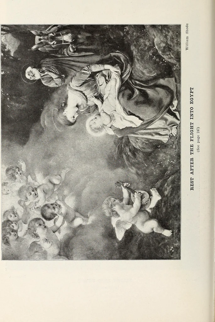 An illustration from Our angel friends in ministry and song, 1903, leaf 219