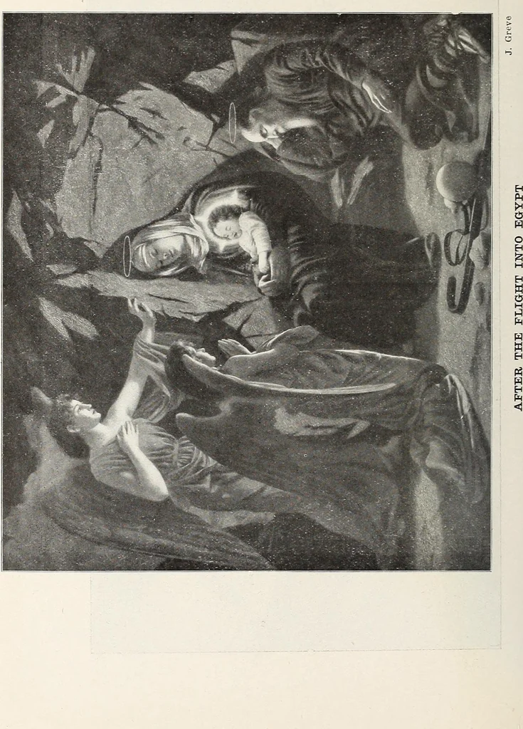 An illustration from Our angel friends in ministry and song, 1903, leaf 237