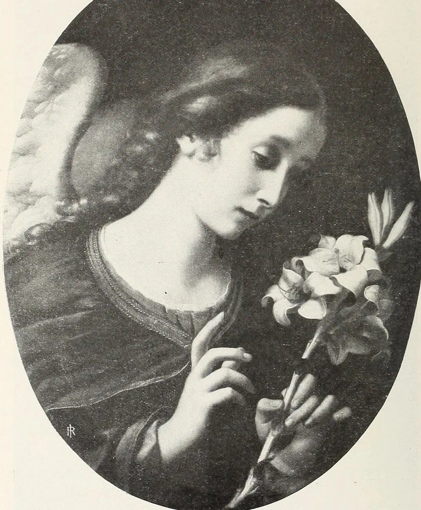 An illustration from Our angel friends in ministry and song, 1903, leaf 273
