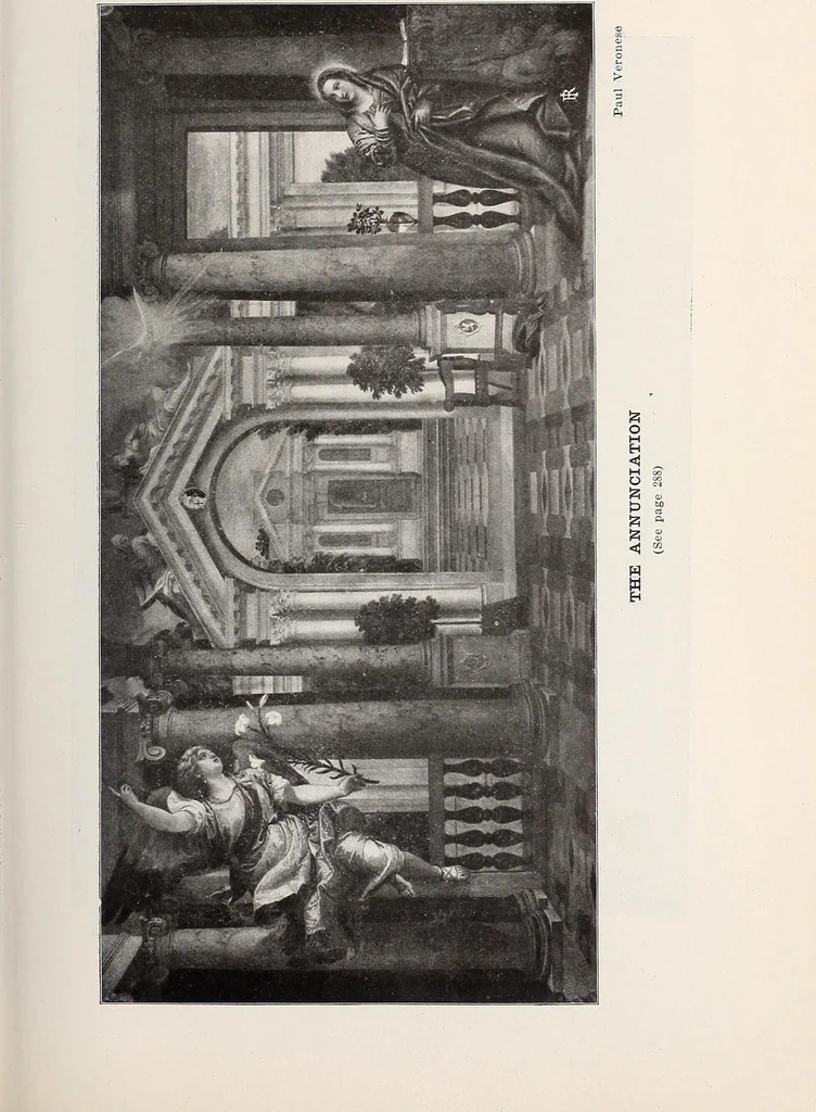 An illustration from Our angel friends in ministry and song, 1903, leaf 290