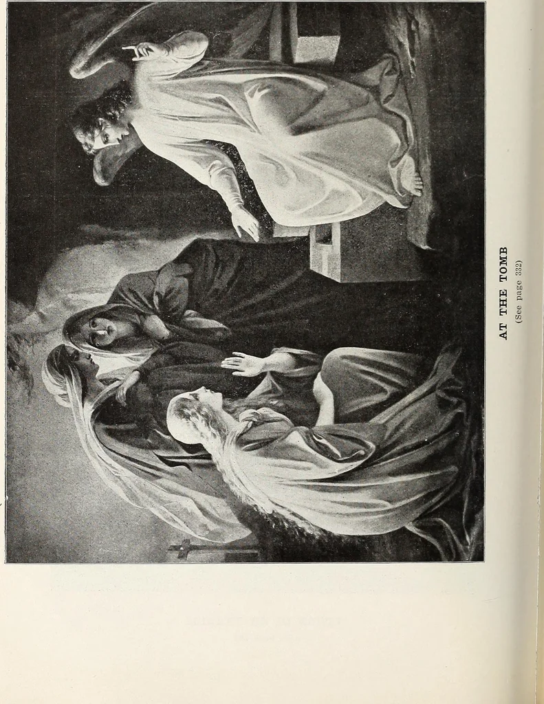 An illustration from Our angel friends in ministry and song, 1903, leaf 381