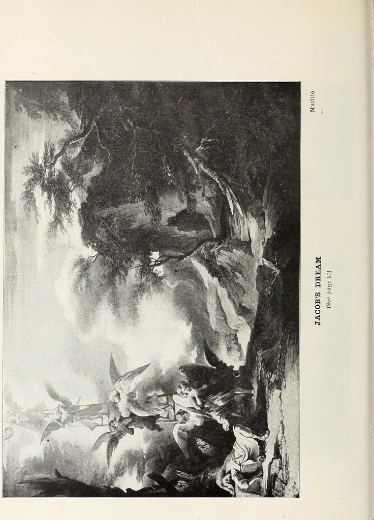An illustration from Our angel friends in ministry and song, 1903, leaf 39