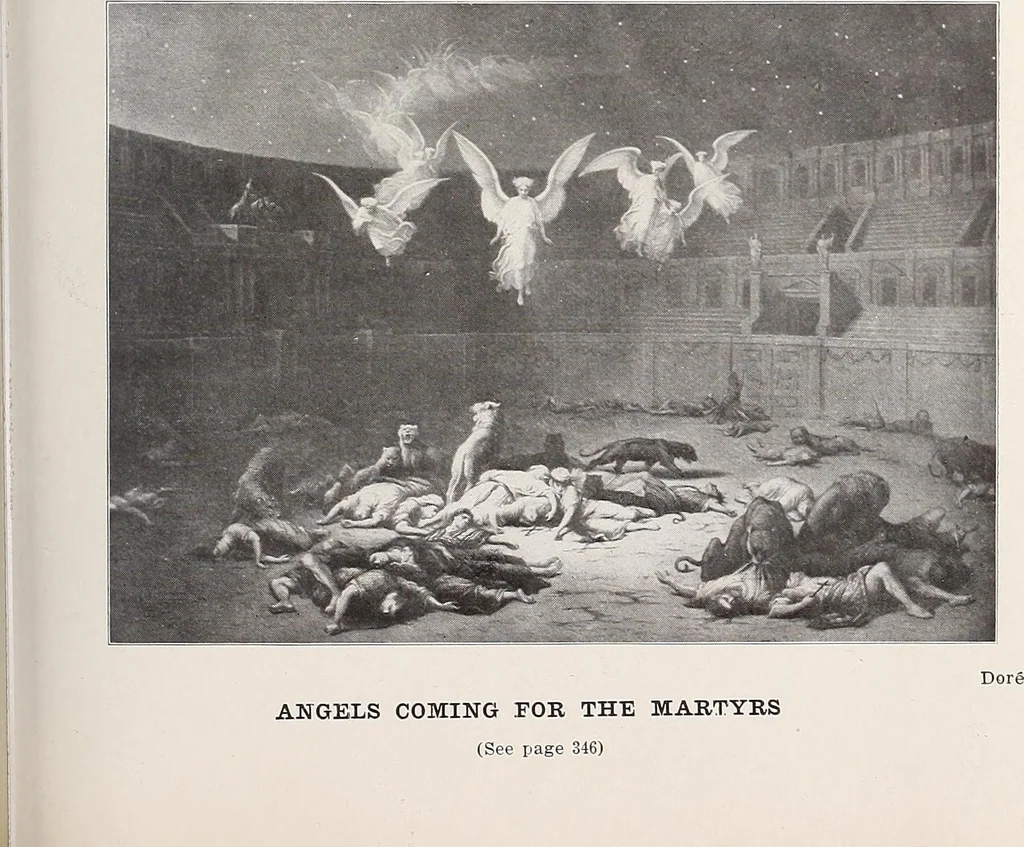 An illustration from Our angel friends in ministry and song, 1903, leaf 416
