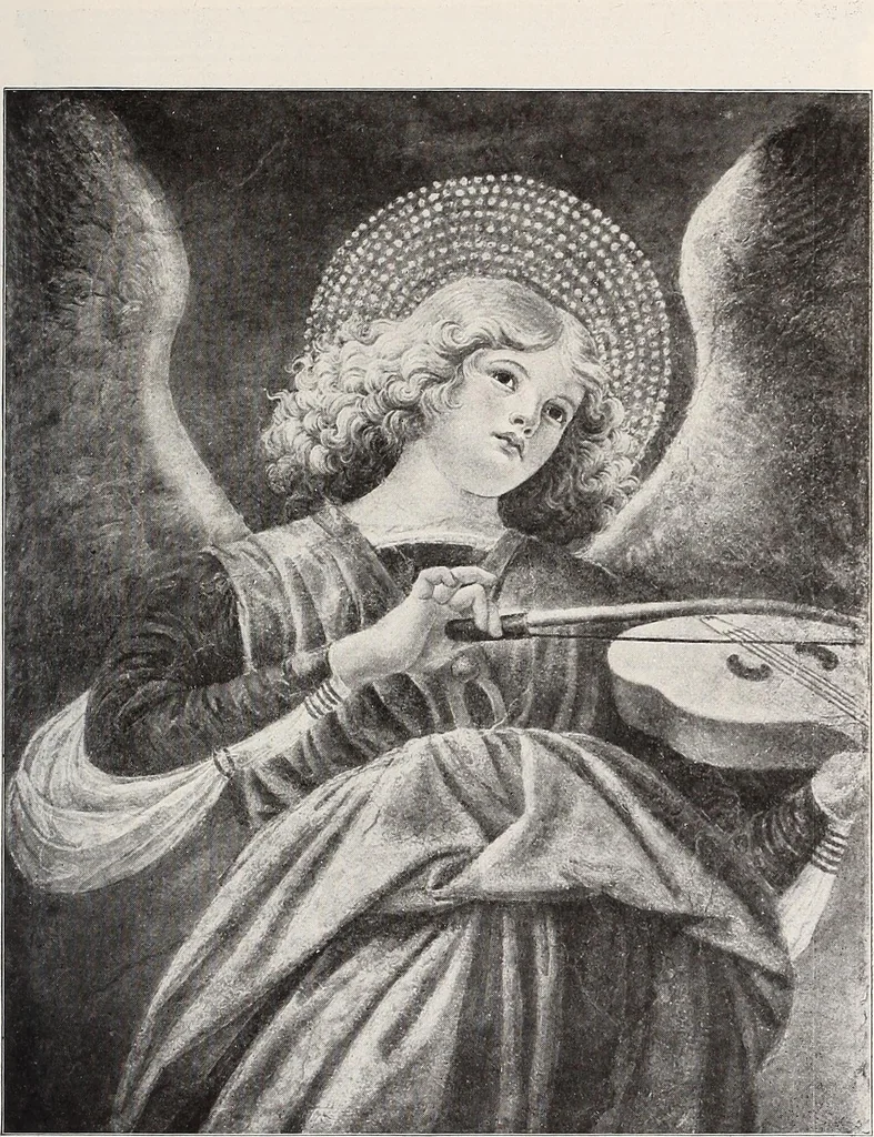 An illustration from Our angel friends in ministry and song, 1903, leaf 488