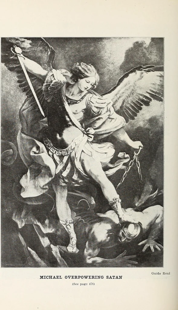 An illustration from Our angel friends in ministry and song, 1903, leaf 507
